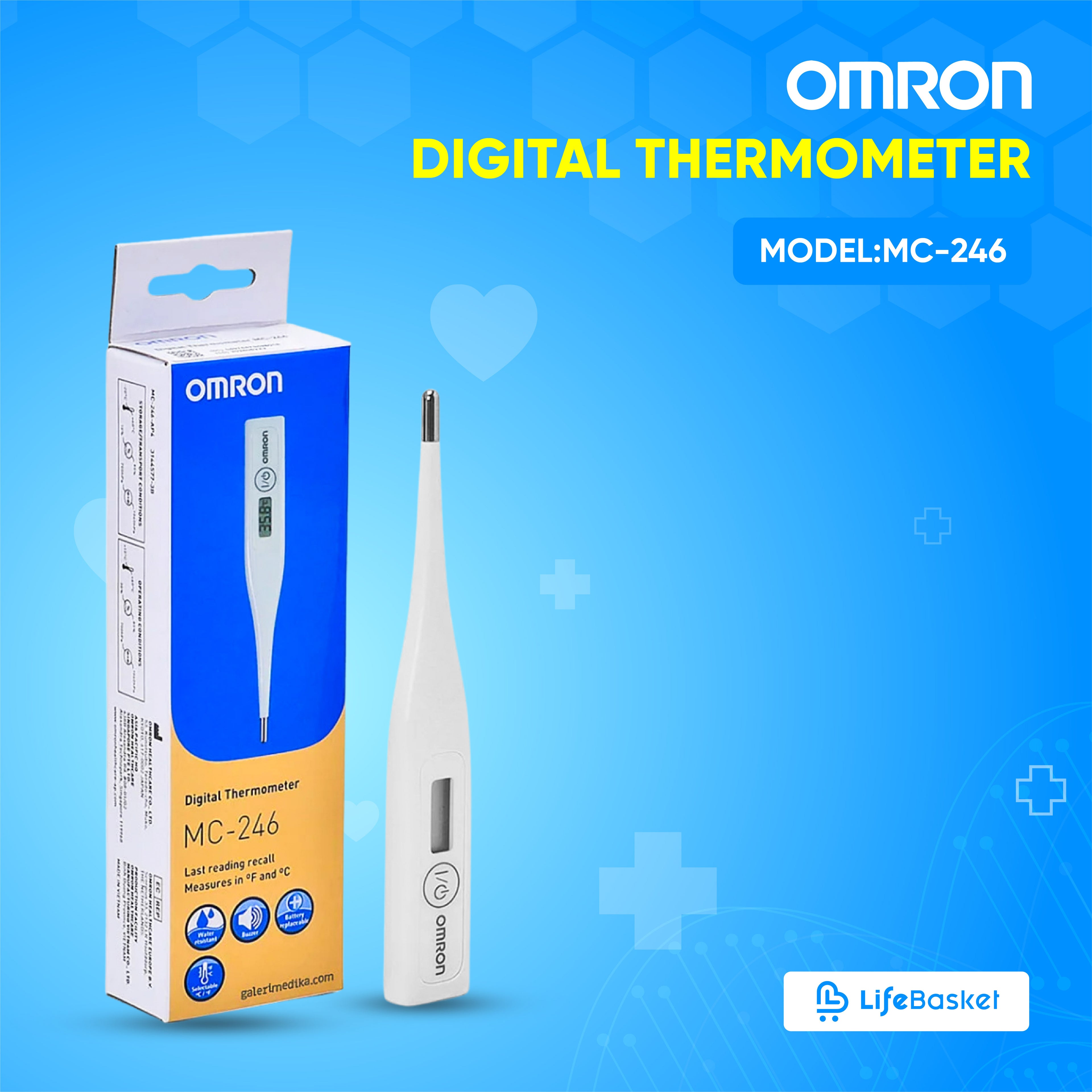 Omron Digital Thermometer-MC 246