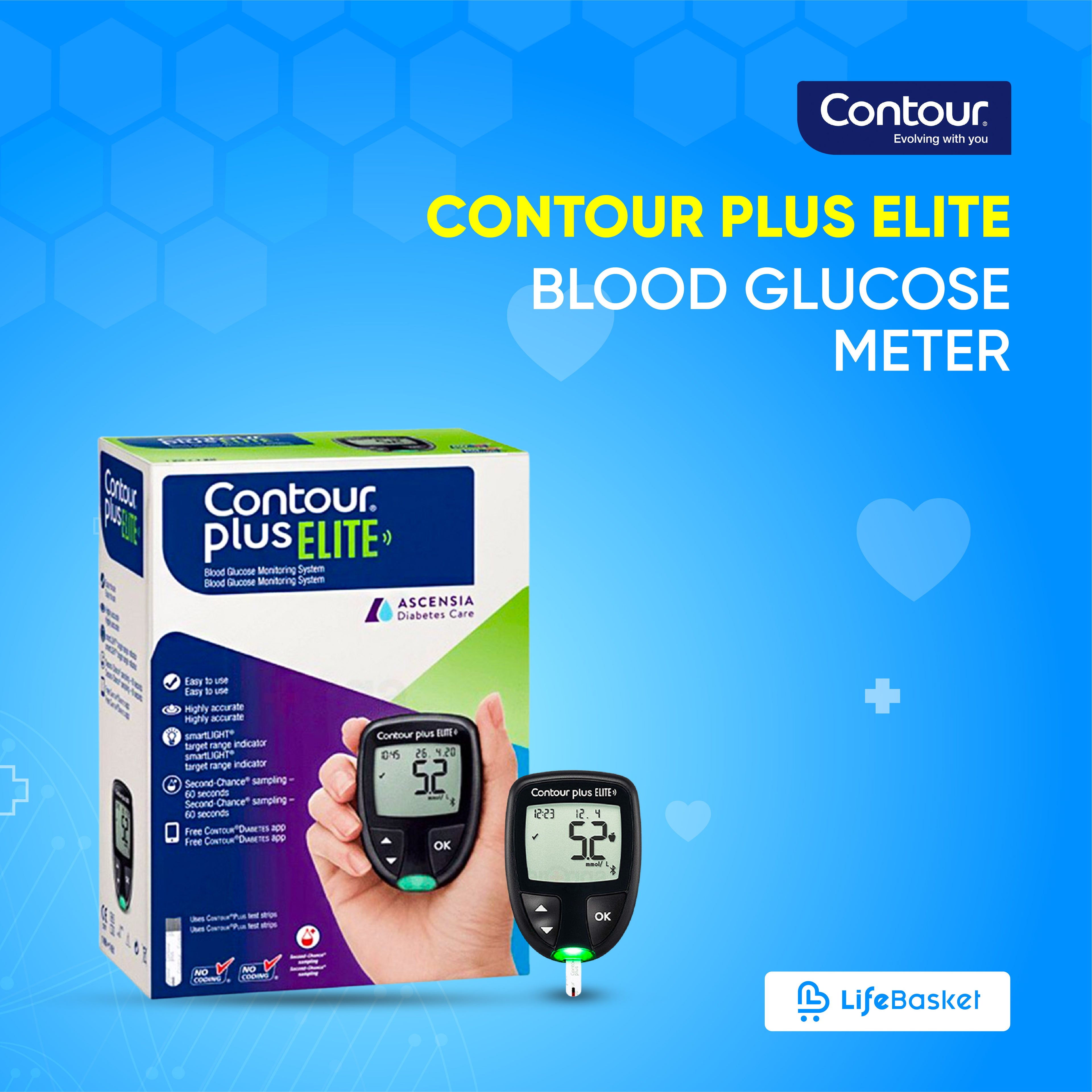 Contour Plus Elite Blood Glucose Meter
