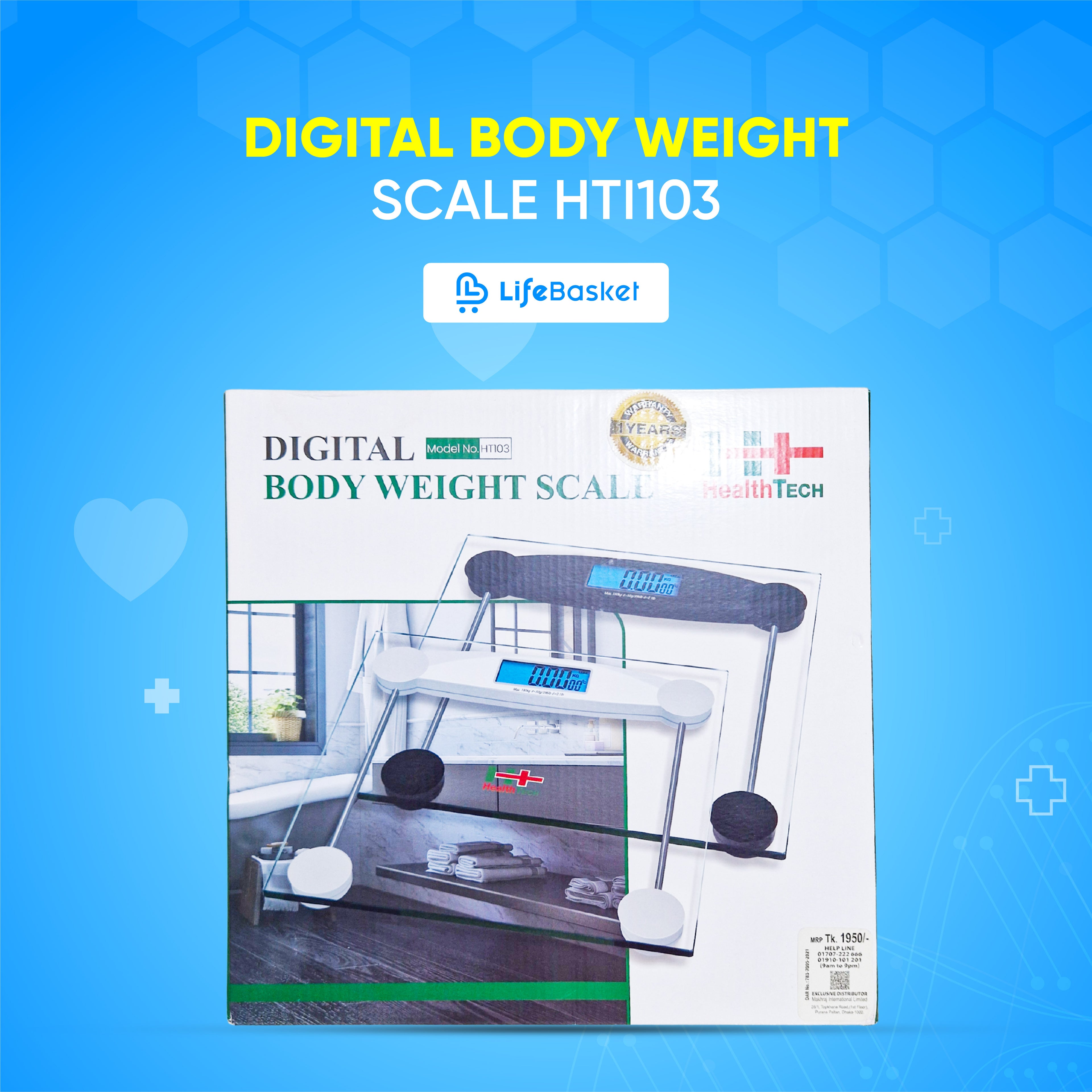 Digital Weight Scale Healthtech HT 103
