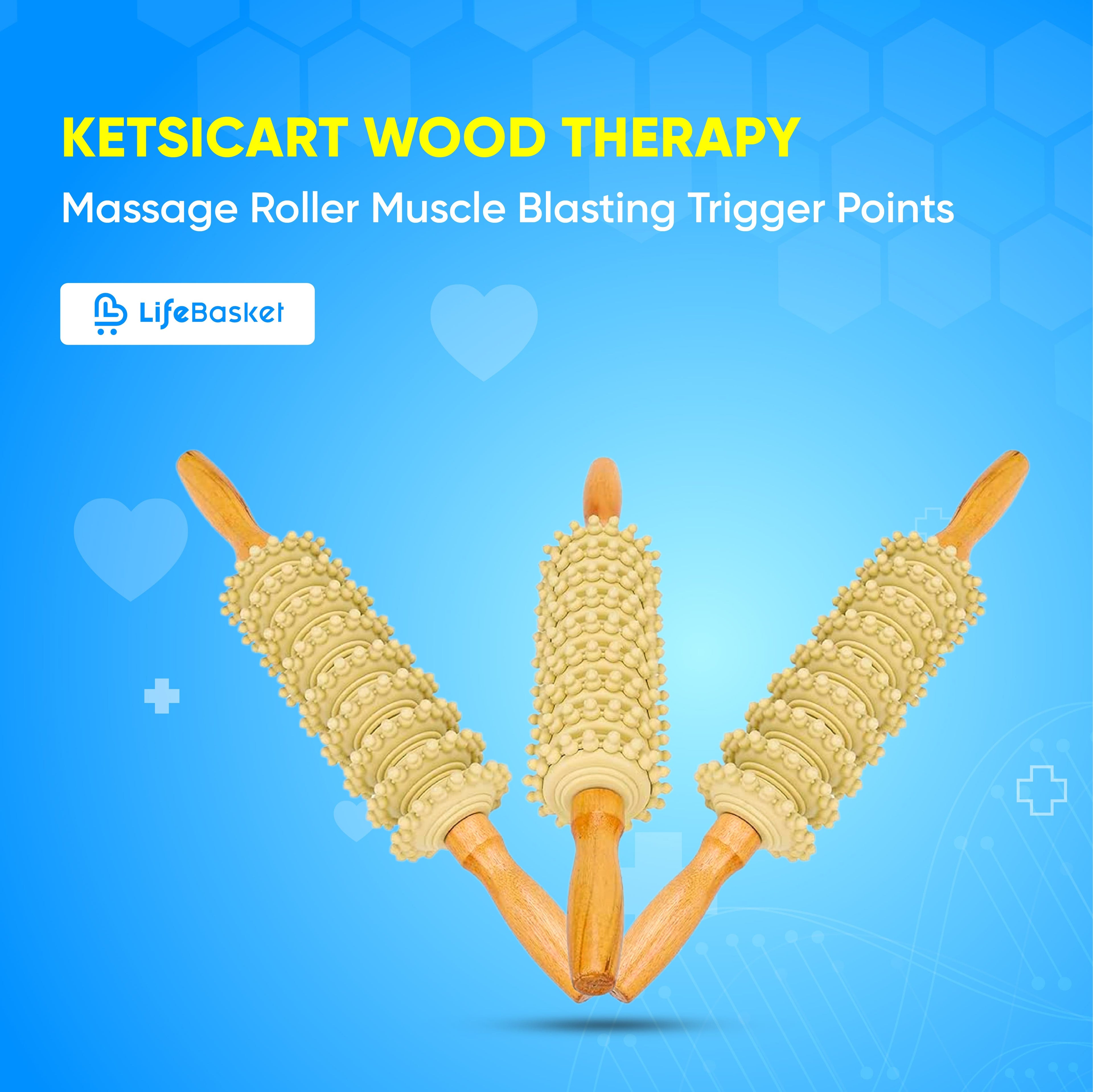 Ketsicart Wood Therapy Roller