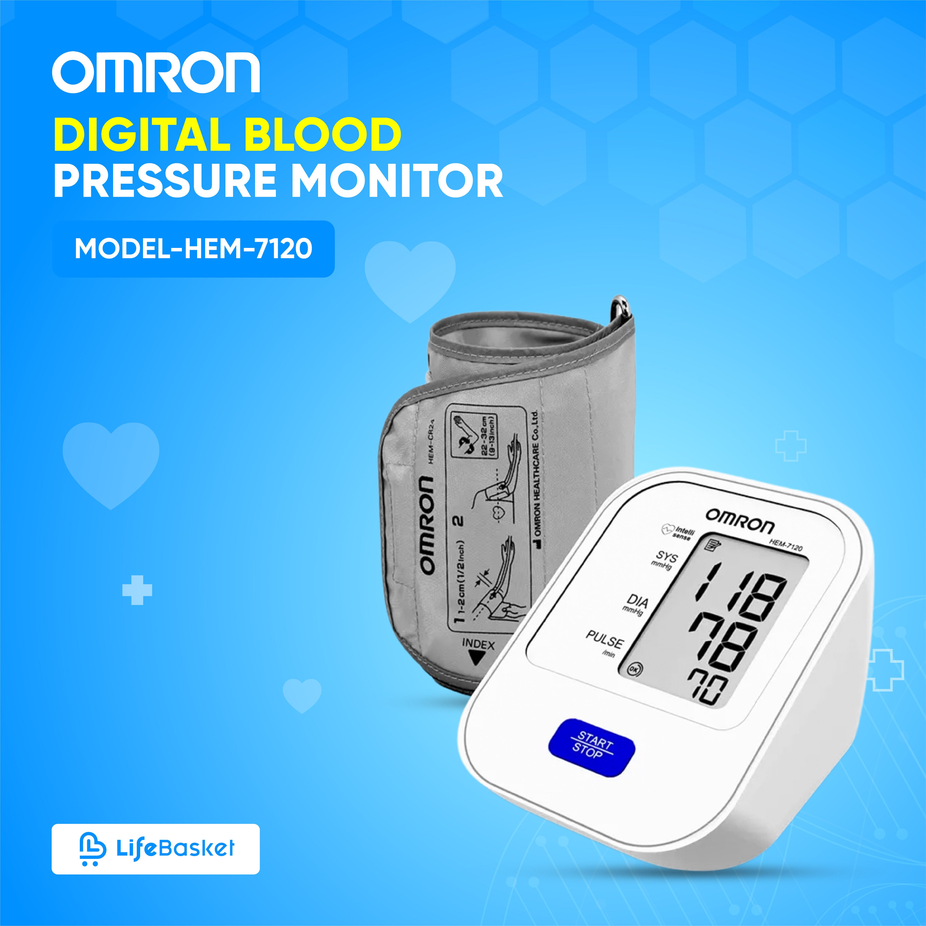Omron Digital Blood Pressure Monitor HEM-7120