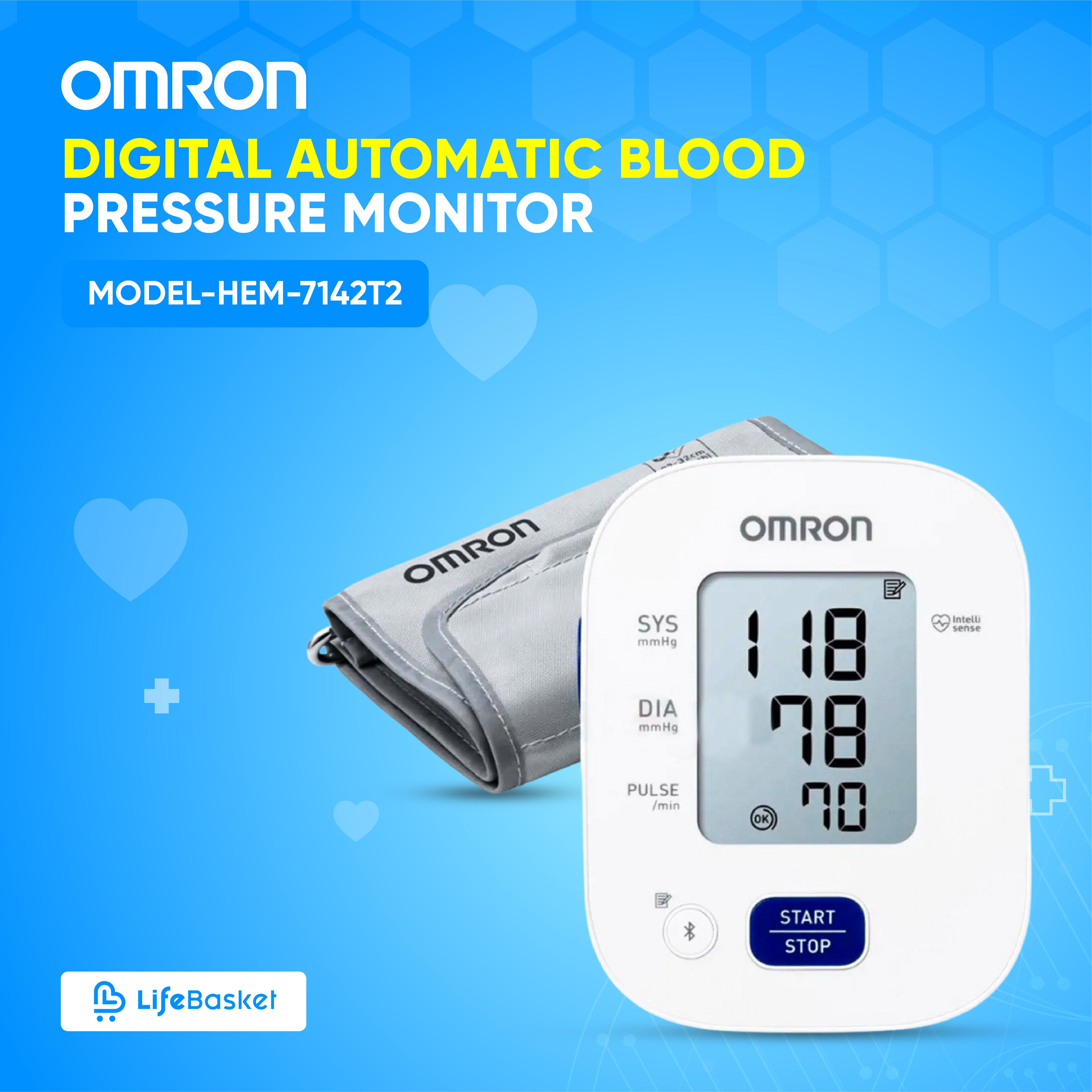 Omron Digital Automatic Blood Pressure Monitor HEM-7142T2