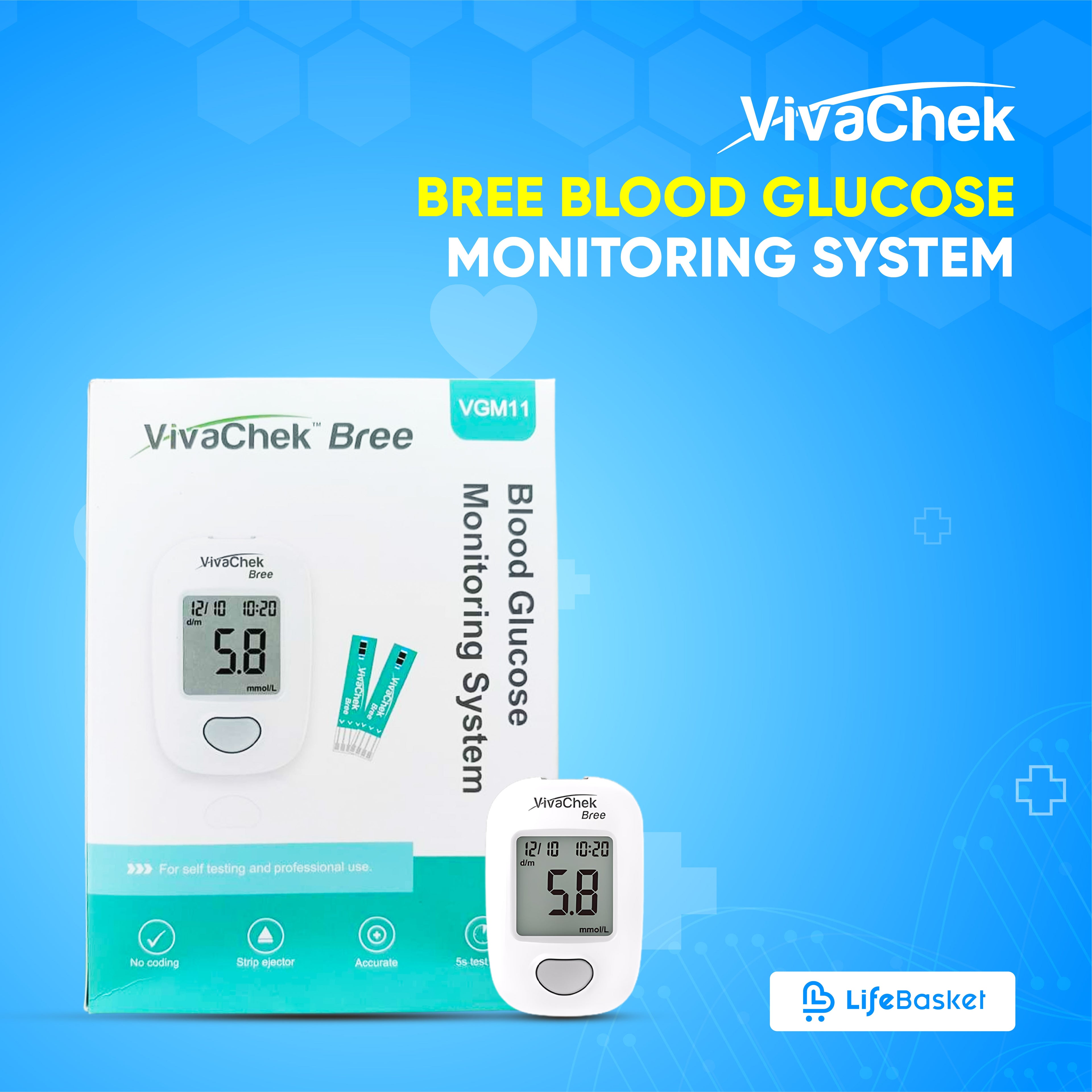 VivaChek Bree Blood Glucose Monitoring System