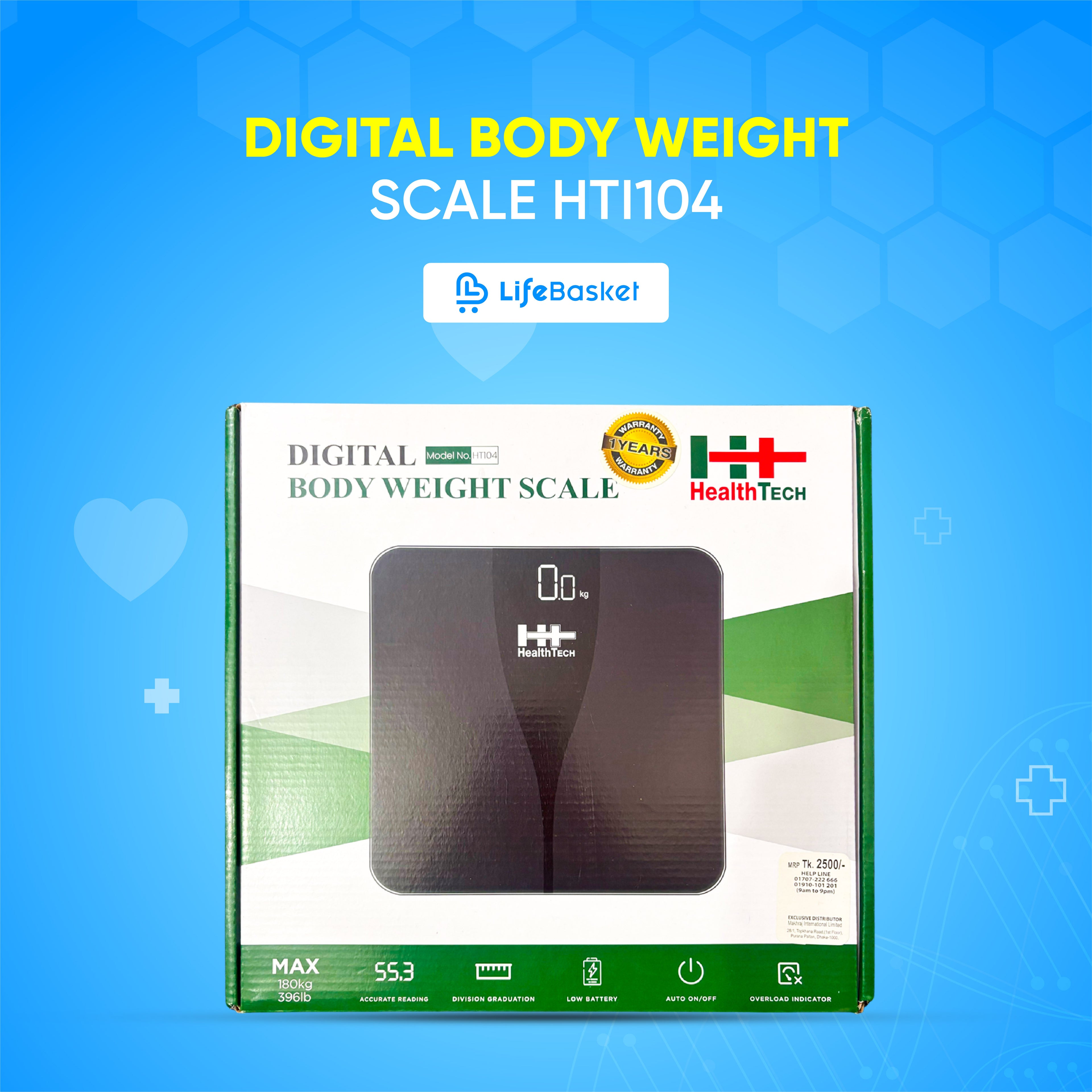 Digital Body Weight Scale Healthtech HT 104