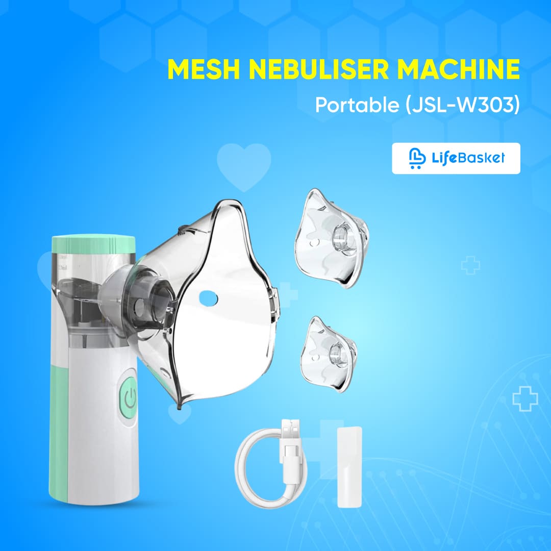 Mesh Nebulizer JSL- W303 with Rechargeable Battery